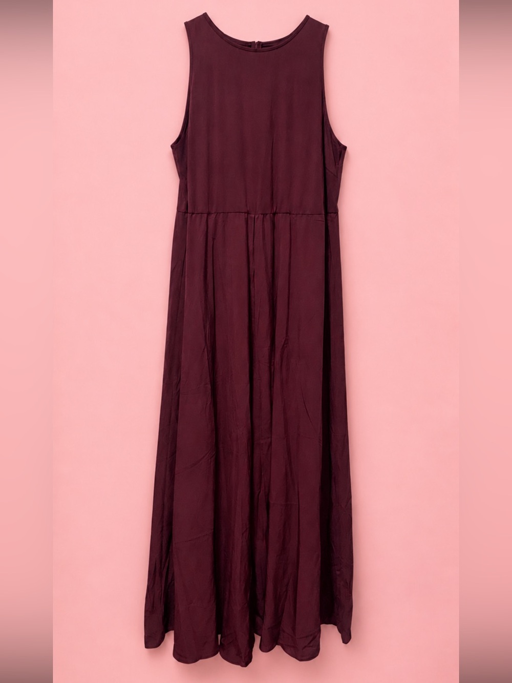 Halara Burgundy Wide Leg Jumpsuit Size 2X - Picture 3 of 5